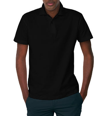 Polo Safran / Unisex - schwarz